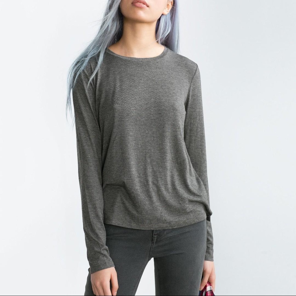 Zara Basic Long Sleeve Tee